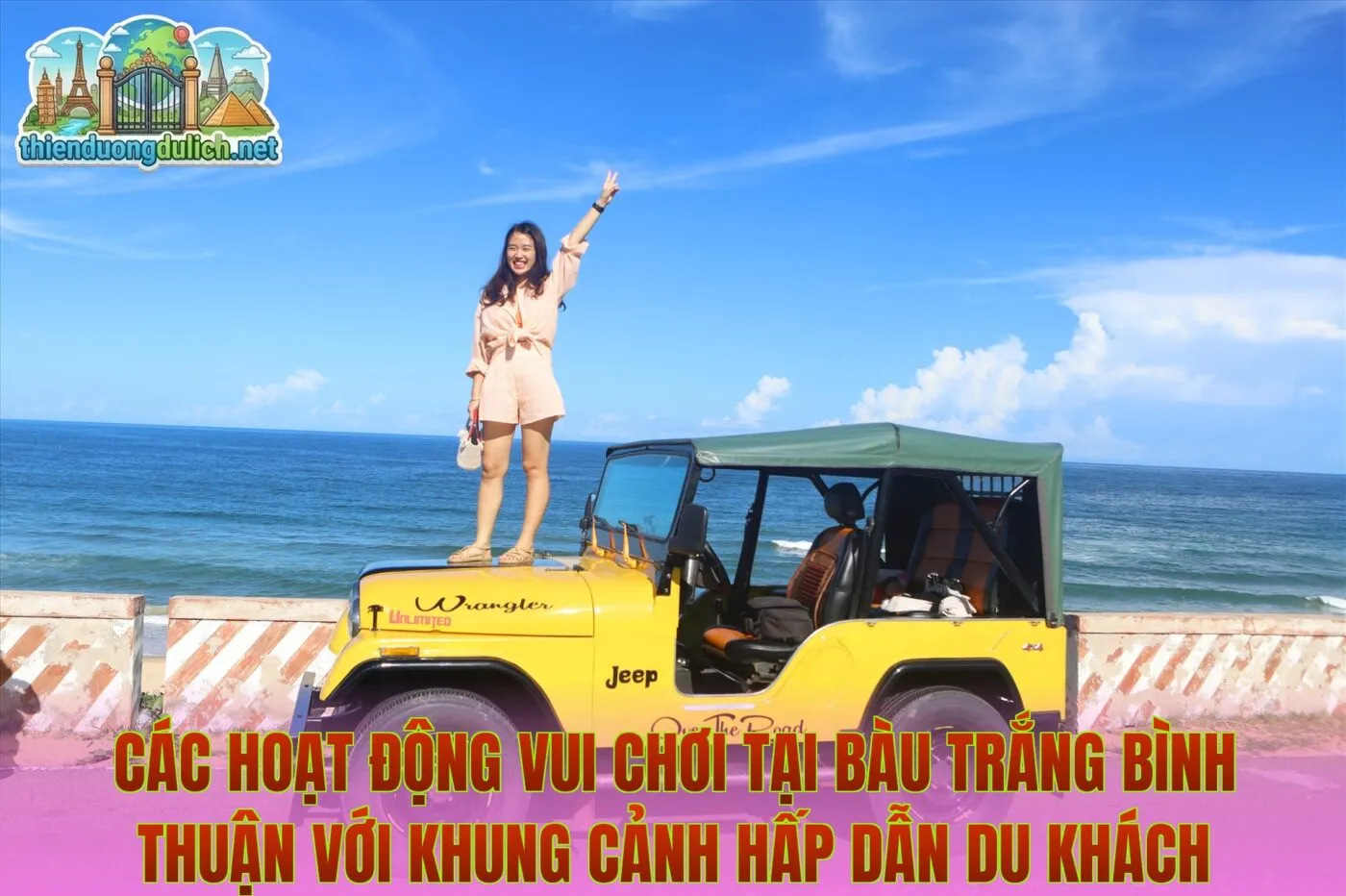 Các hoạt động vui chơi tại Bàu Trắng Bình Thuận với khung cảnh hấp dẫn du khách