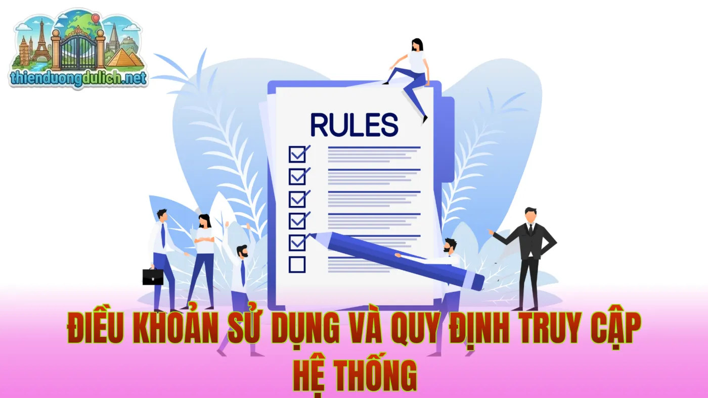 Điều khoản sử dụng và quy định truy cập hệ thống