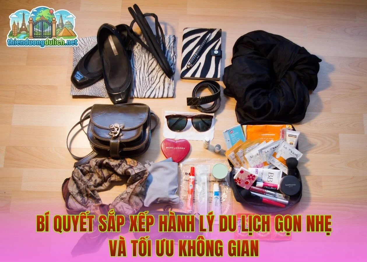 Bí quyết sắp xếp hành lý du lịch gọn nhẹ và tối ưu không gian