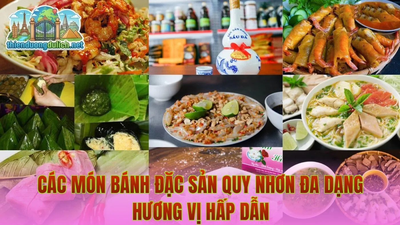 Các món bánh đặc sản Quy Nhơn đa dạng hương vị hấp dẫn