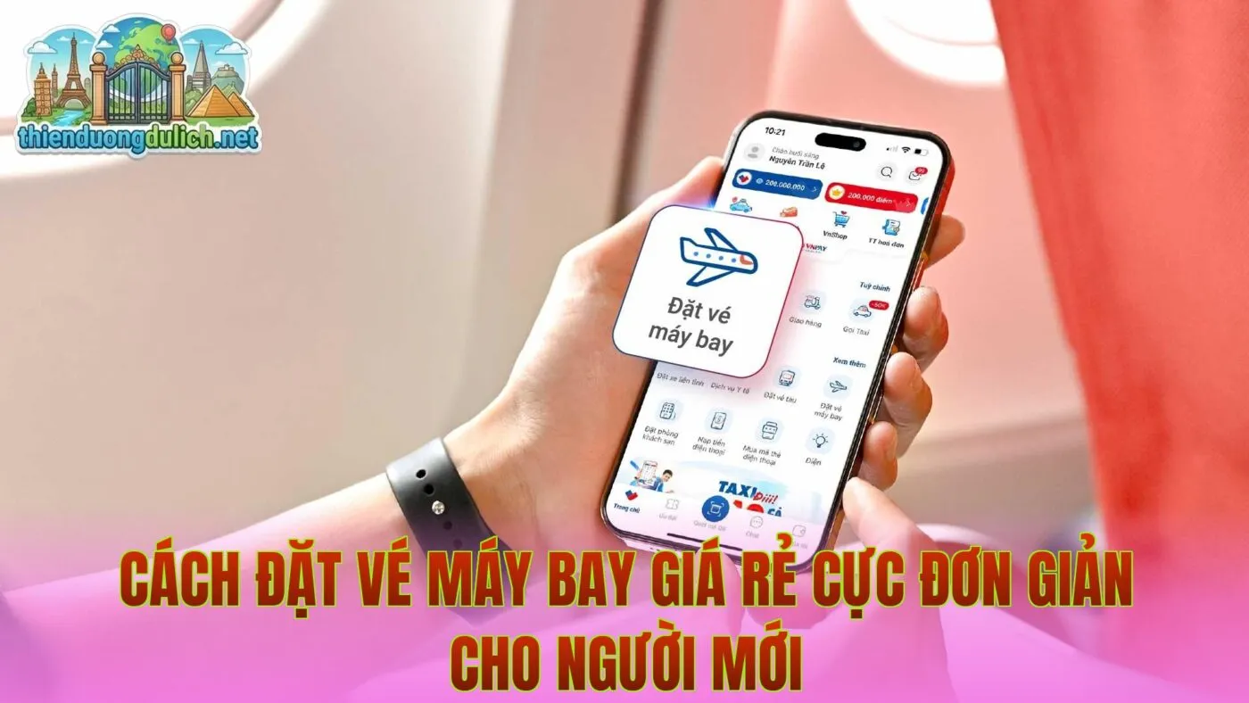 Cách Đặt Vé Máy Bay Giá Rẻ Cực Đơn Giản Cho Người Mới