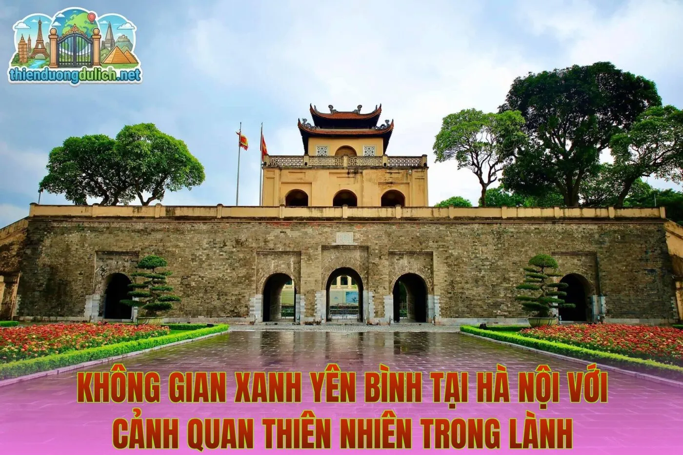 Không gian xanh yên bình tại Hà Nội với cảnh quan thiên nhiên trong lành
