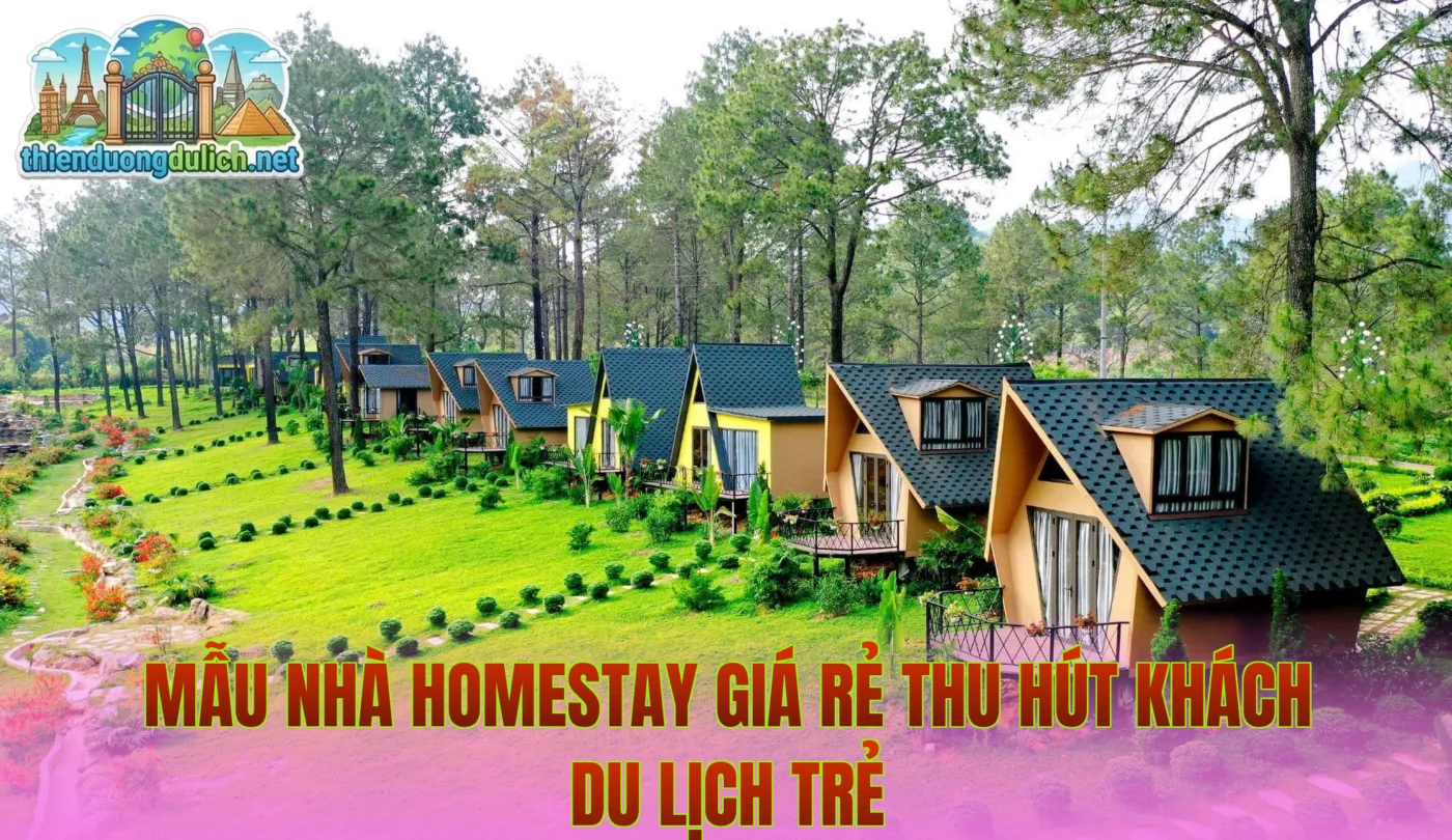 Mẫu Nhà Homestay Giá Rẻ Thu Hút Khách Du Lịch Trẻ