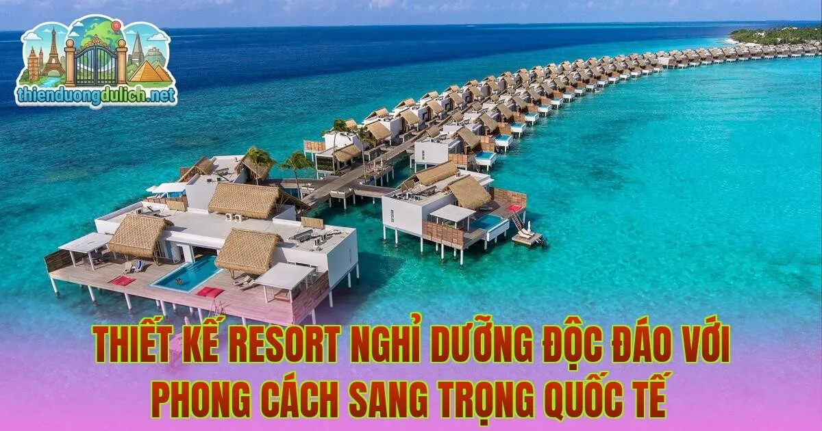 Thiết kế resort nghỉ dưỡng độc đáo với phong cách sang trọng quốc tế
