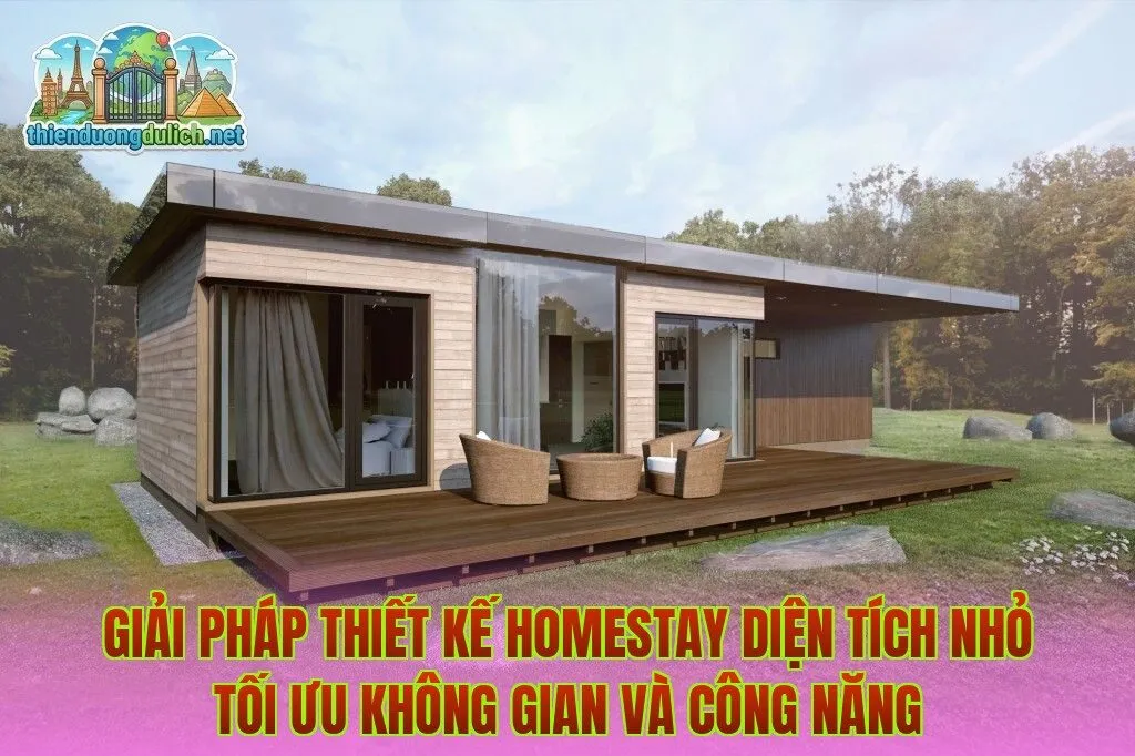 Giải pháp thiết kế homestay diện tích nhỏ tối ưu không gian và công năng